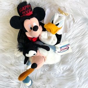 Disney New Year 2000 Bean Bag Set